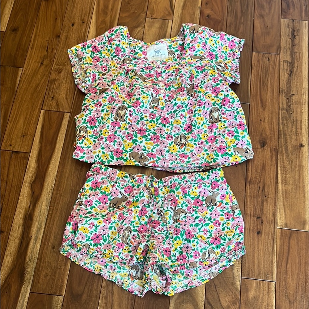 Print fresh shortie pajama set
